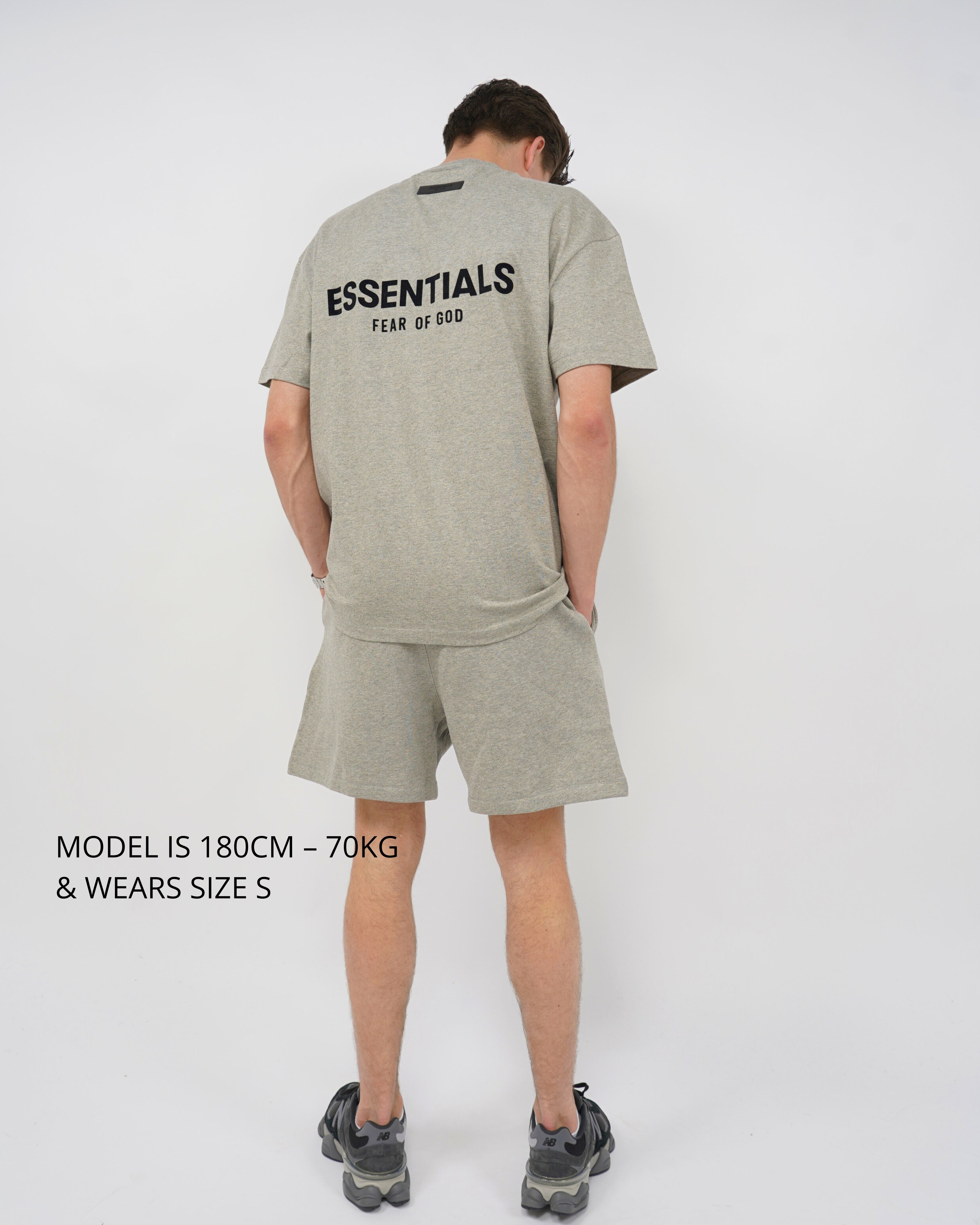 Fear of God Essentials Dark Oatmeal Summer set