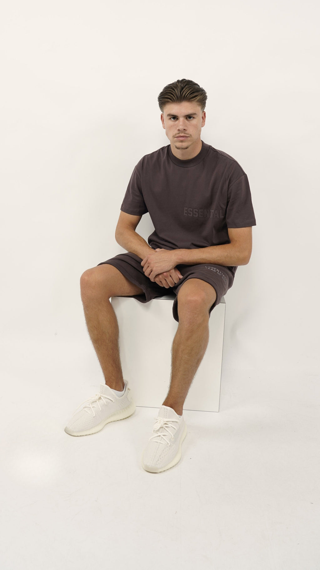 Fear of God Essentials Plum Summer set