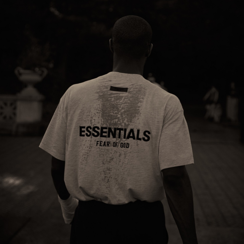 Fear of God Essentials Light Oatmeal T-shirt