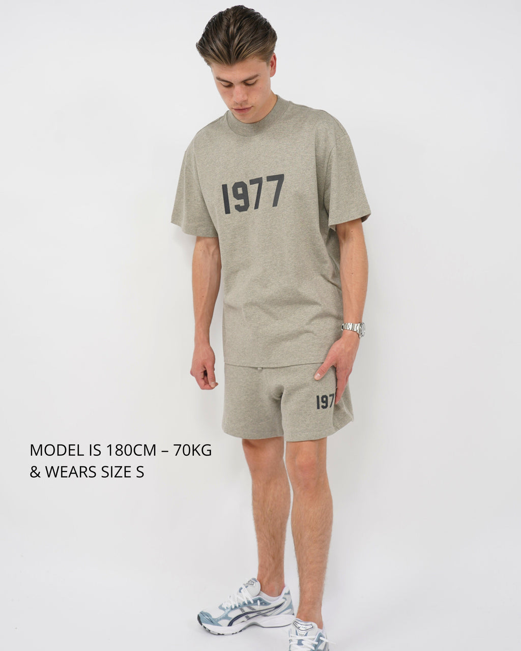 Fear of God Essentials 1977 Dark Oatmeal Summer Set
