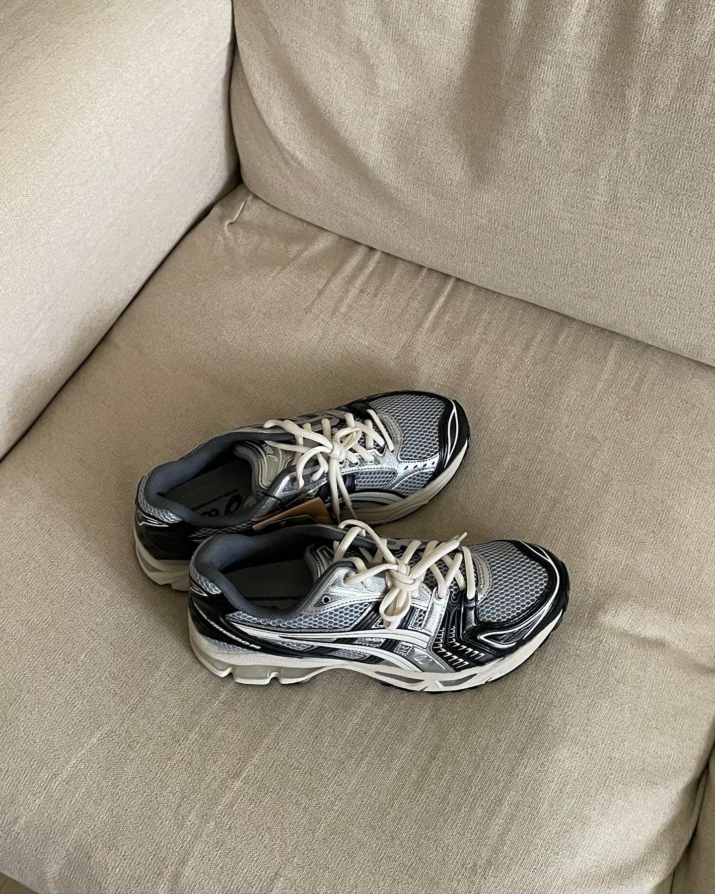 ASICS Gel-Kayano 14 Black Glacier Gray Silver