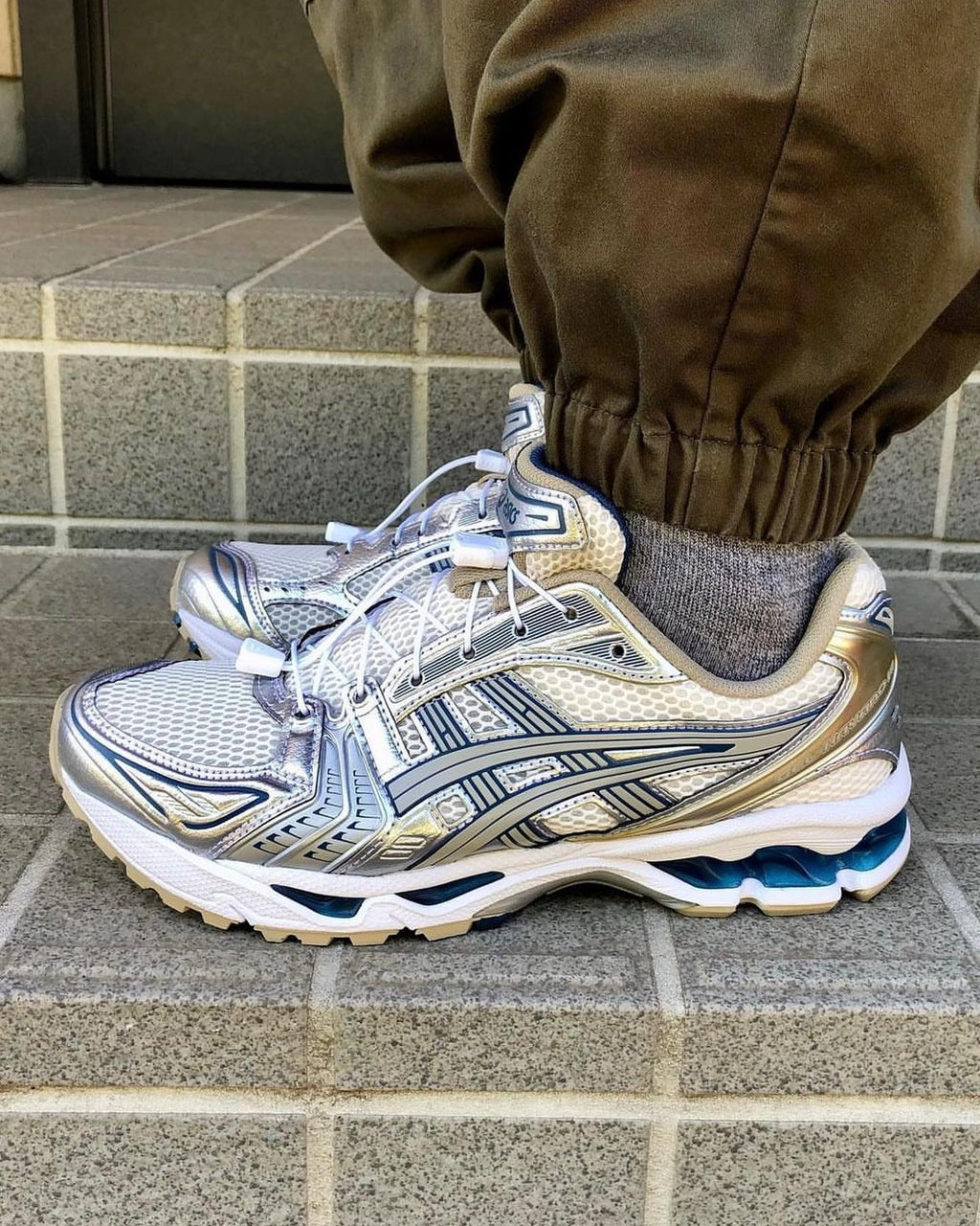 ASICS Gel-Kayano 14 Cream Pure Silver Champagne