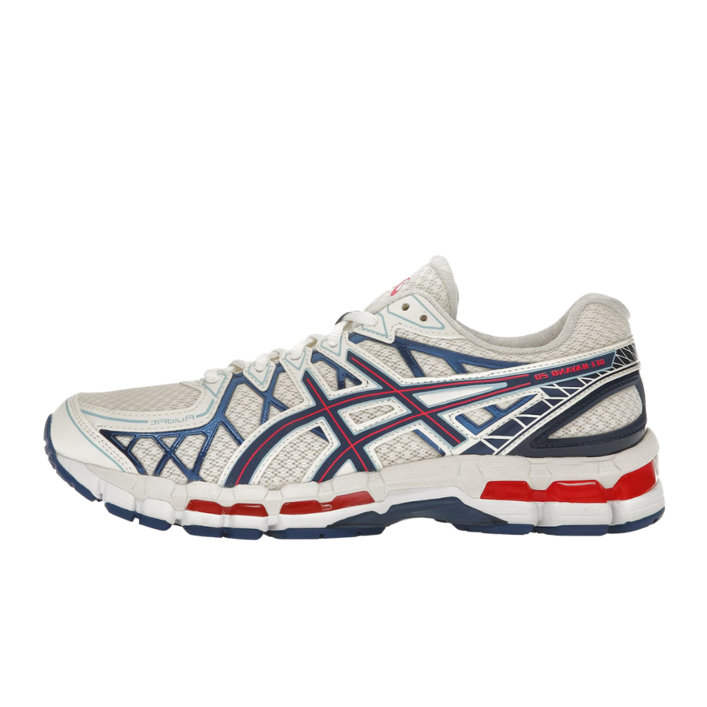 ASICS Gel-Kayano 20 Cream Blue Red