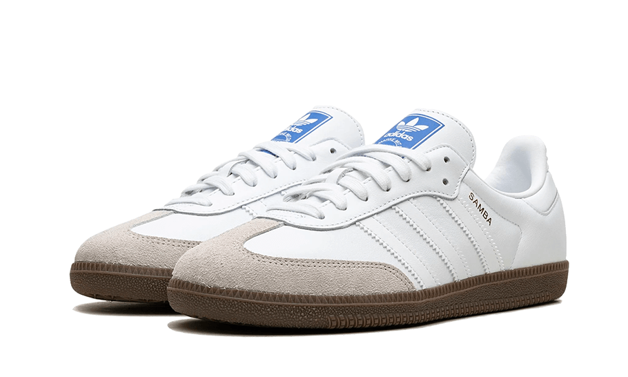 Adidas Samba Cloud Blanc Bleu Gomme