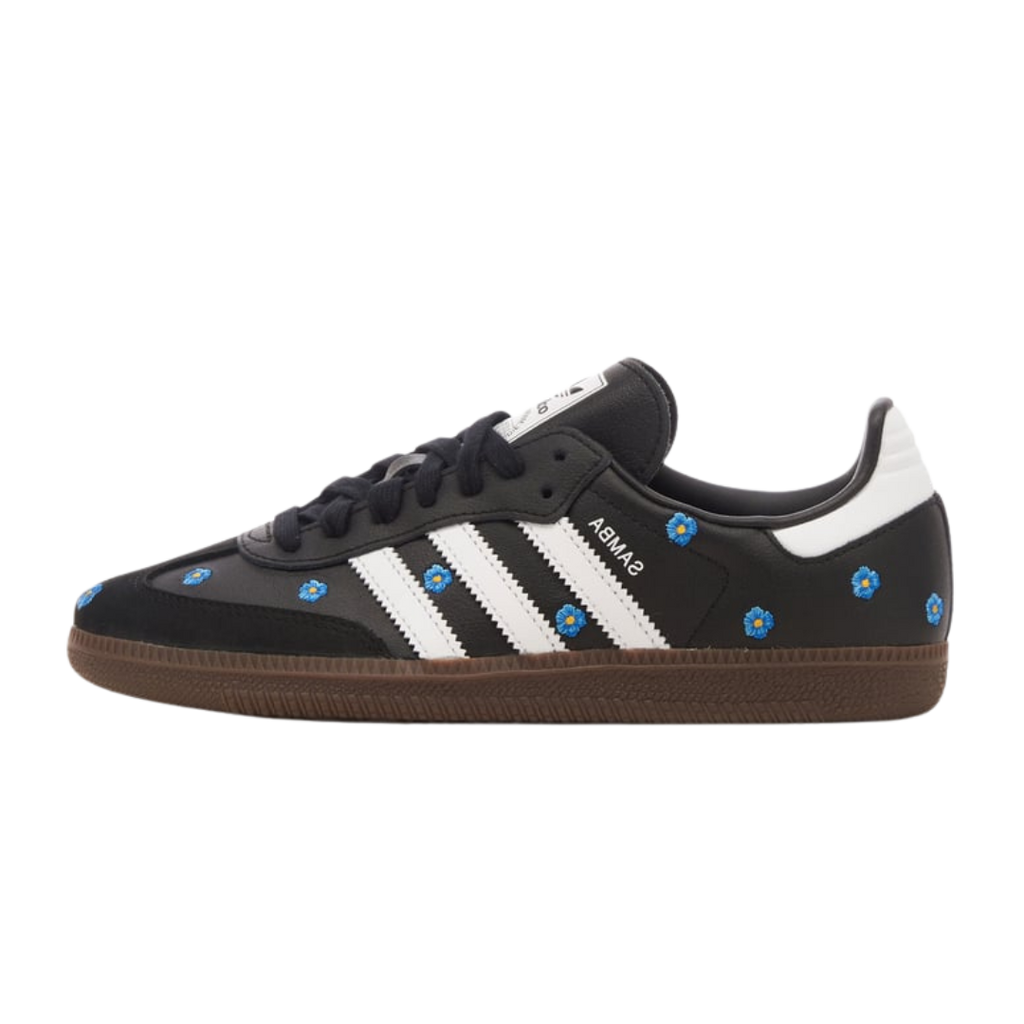 Adidas Samba Light Blue Floral Core Black (Women's)