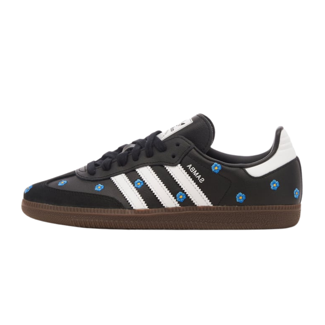 Adidas Samba Light Blue Floral Core Black (Women's)
