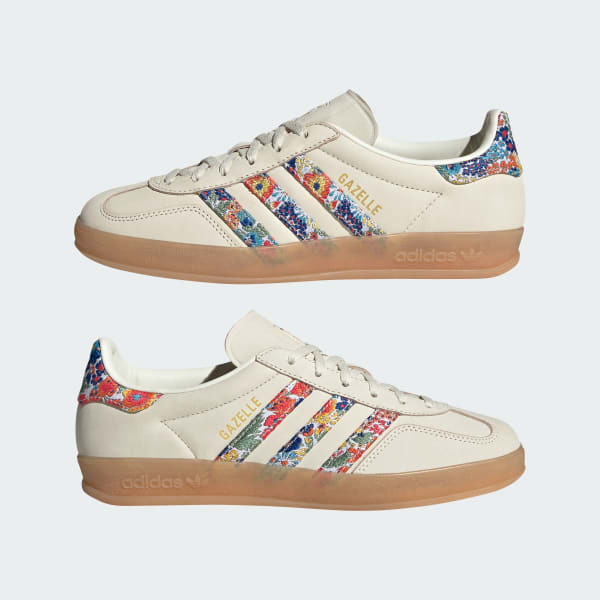Adidas Gazelle Indoor Liberty London Floral Embroidery Stripes (Women's)