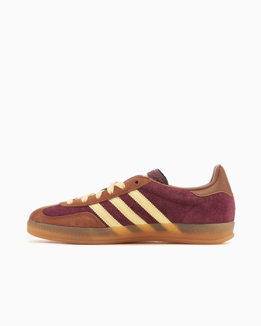 Adidas Gazelle Indoor Maroon Almost Yellow