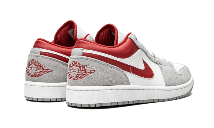 Air Jordan 1 Low SE Light Smoke Gray Gym Red