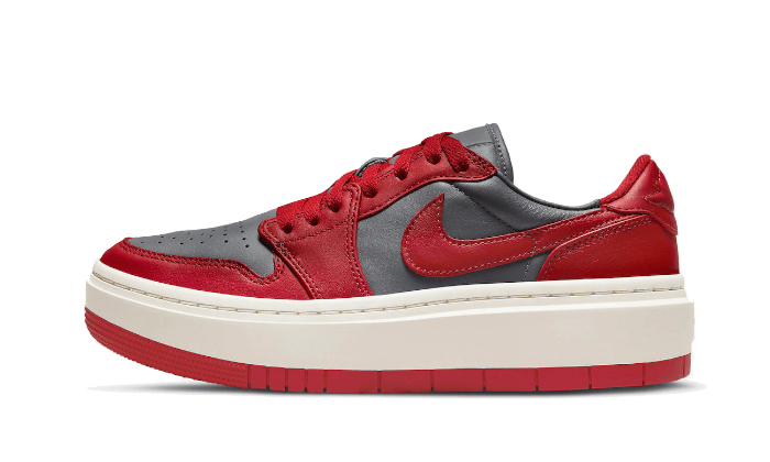 Air Jordan 1 Low Elevate Dark Gray Varsity Red
