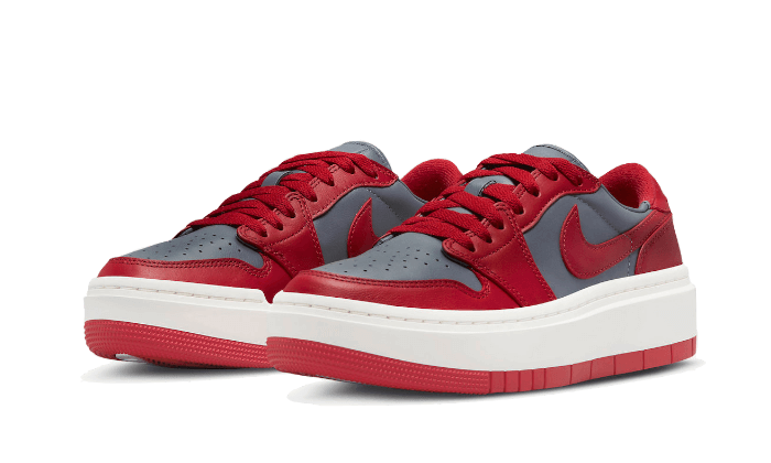 Air Jordan 1 Low Elevate Dark Gray Varsity Red