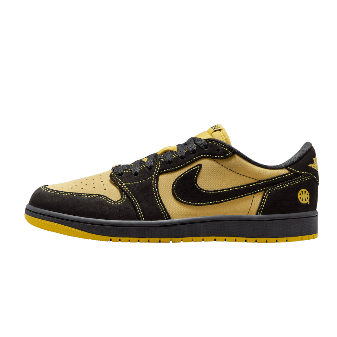 Jordan 1 Retro Low OG Quai 54 Noir Tour Jaune Rouge