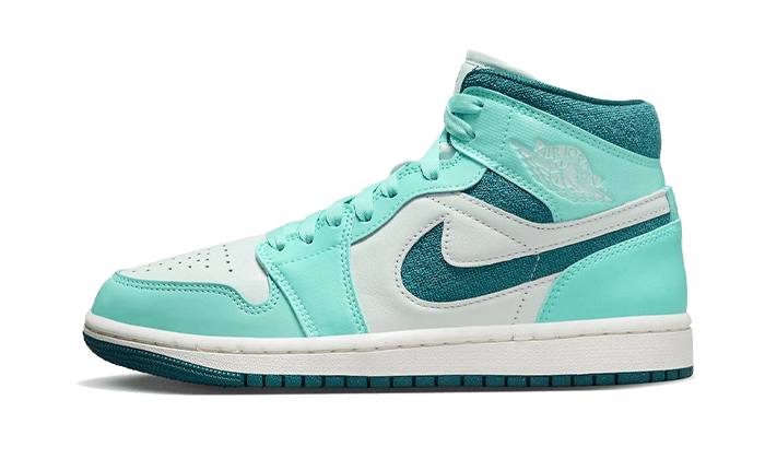 Air Jordan 1 Mid Turquoise Délavé