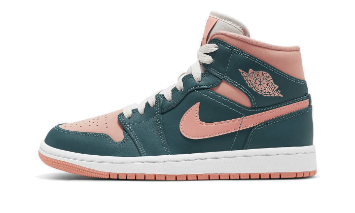 Air Jordan 1 Mid Vert Turquoise Foncé