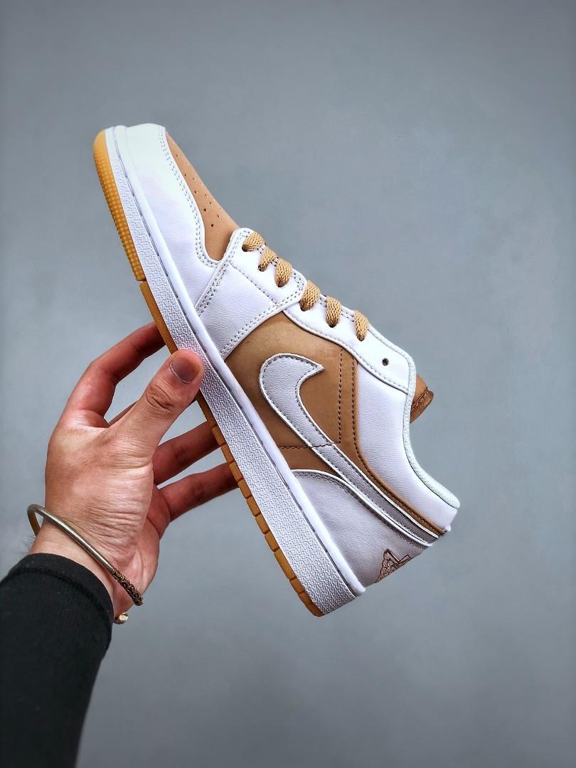 Air Jordan 1 Low Hemp White