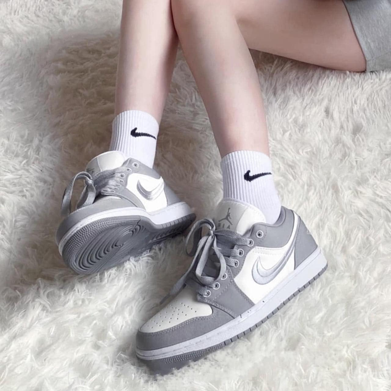 Air Jordan 1 Low SE Light Steel Grey