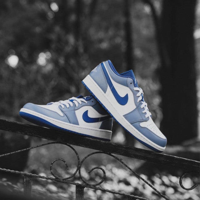 Air Jordan 1 Low Bleu Acier
