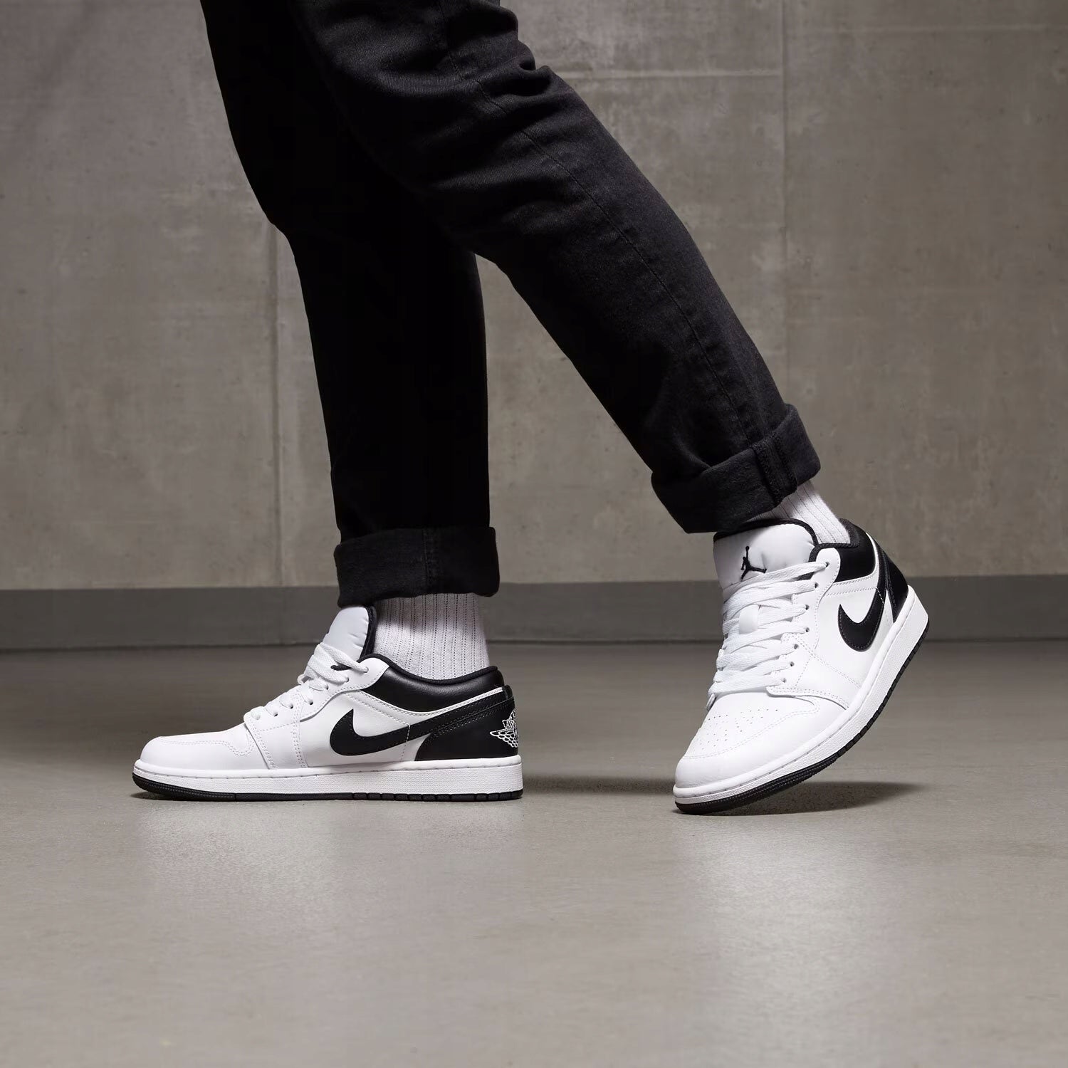 Air Jordan 1 Low Blanc Noir