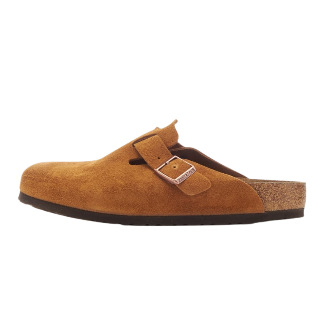 Birkenstock Boston Soft Footbed Suede Mink