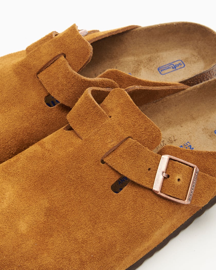 Birkenstock Boston Soft Footbed Suede Mink