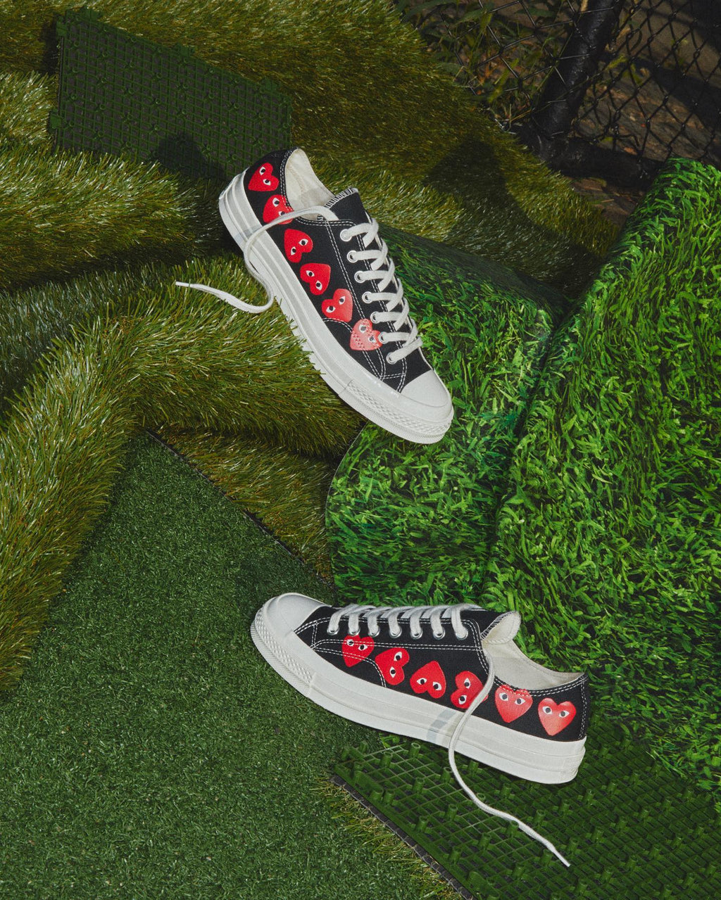 Converse Chuck Taylor All Star 70 Ox Comme des Garcons PLAY Multi-Heart Black