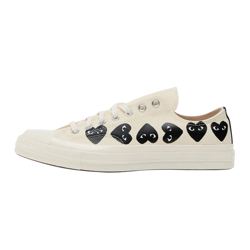 Converse Chuck Taylor All Star 70 Ox Comme des Garcons PLAY Multi-Heart Milk
