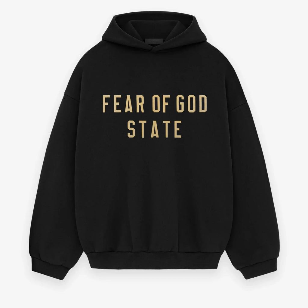Fear of God Essentials FW24 Black Yellow State Full set