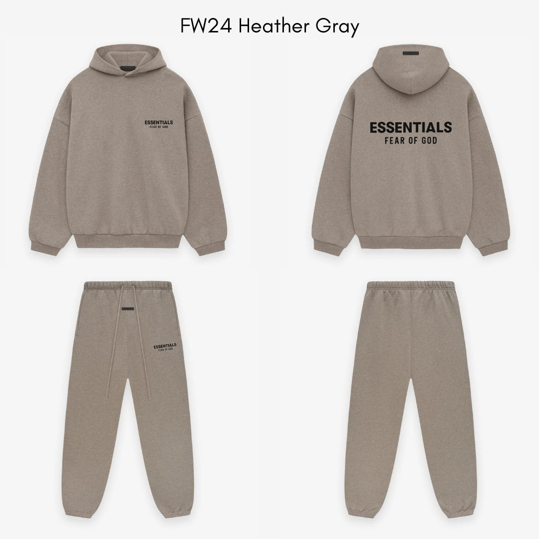 Fear of God Essentials FW24 Heather Gray Full set