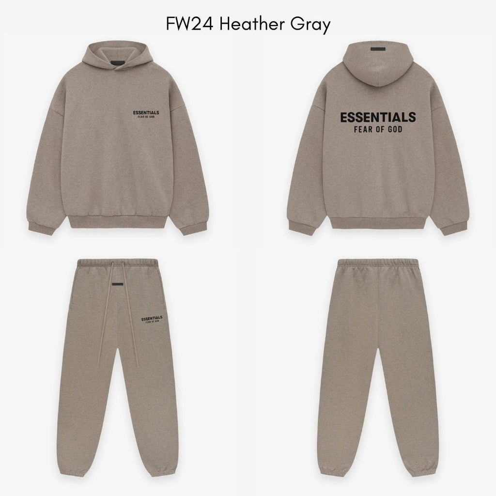 Fear of God Essentials FW24 Heather Gray Long Pants