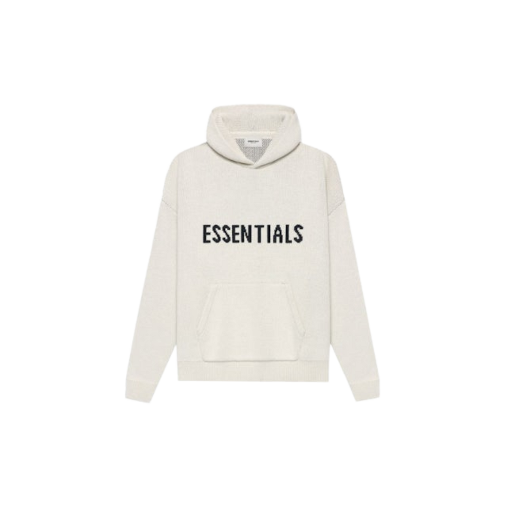 Fear of God Essentials Knit Pullover Hoodie (SS21) Buttercream