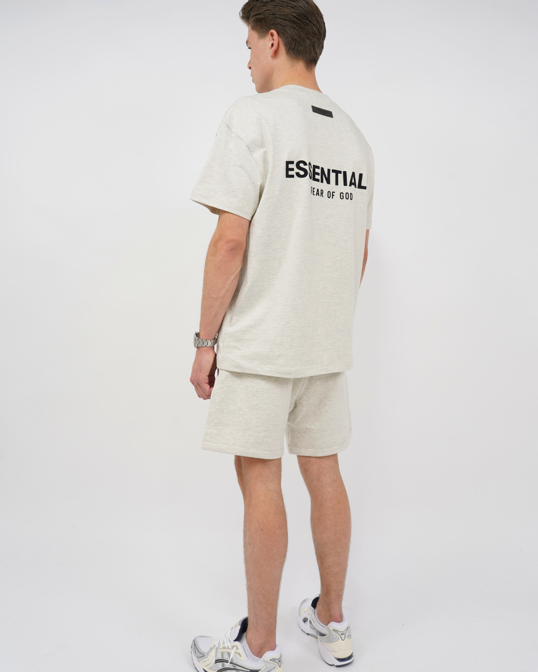 Fear of God Essentials Light Oatmeal Summer set