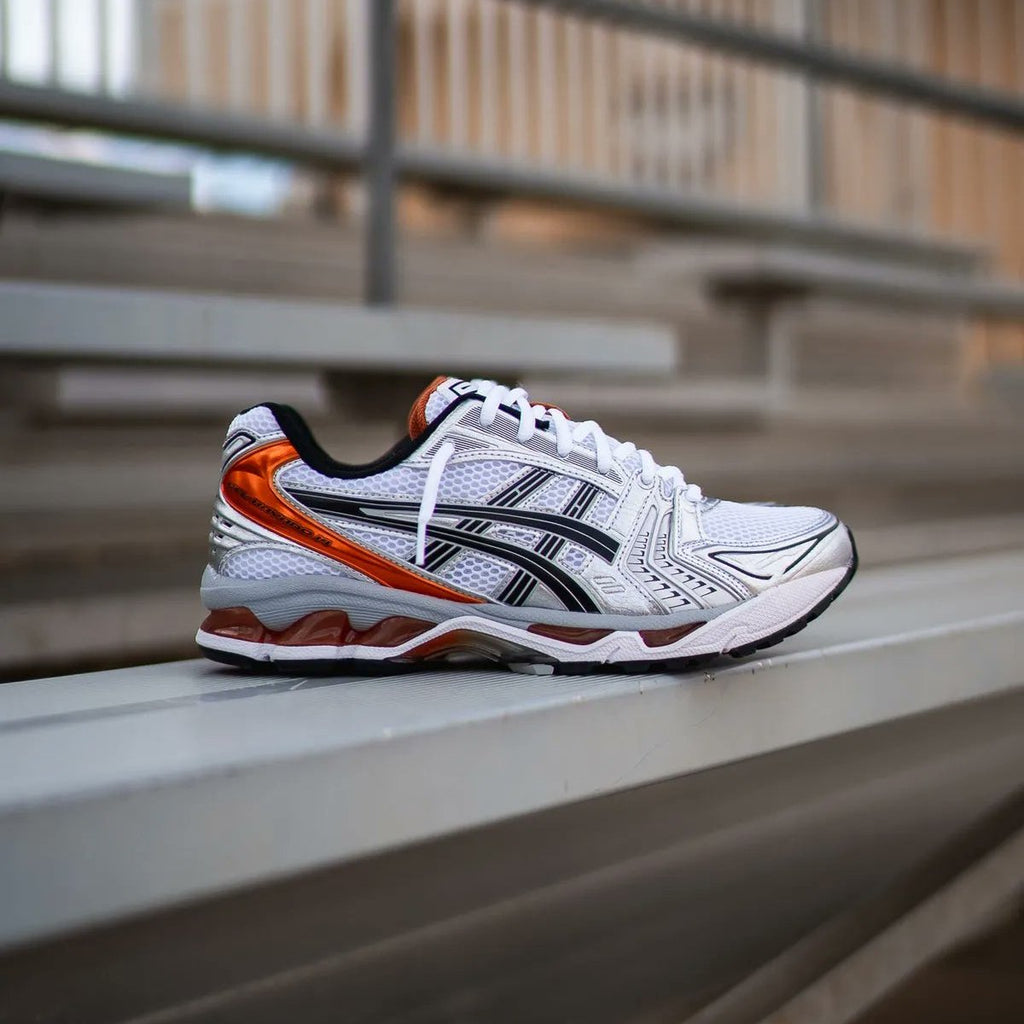 ASICS Gel-Kayano 14 White Piquant Orange