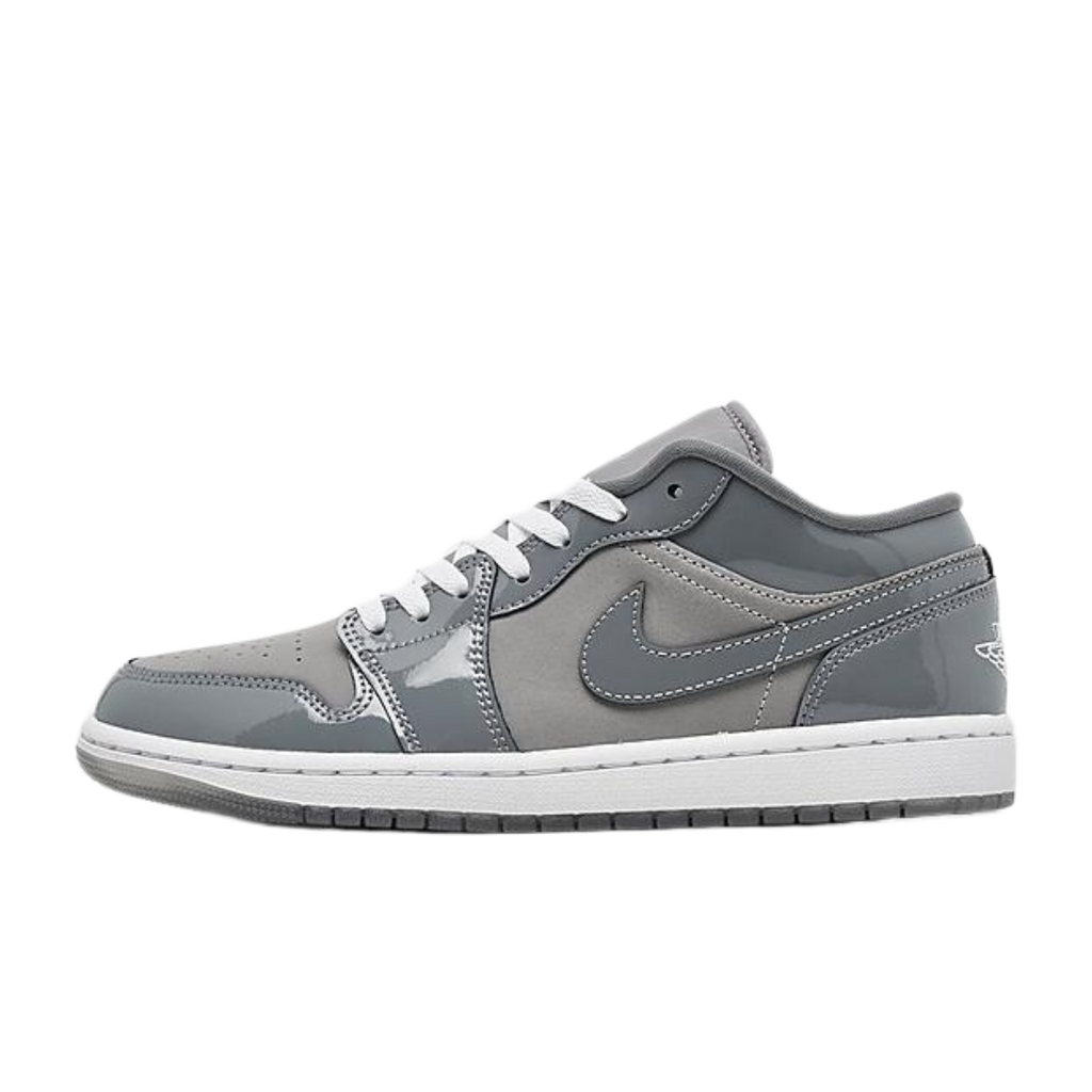 Jordan 1 Low SE Gris moyen Gris froid Blanc