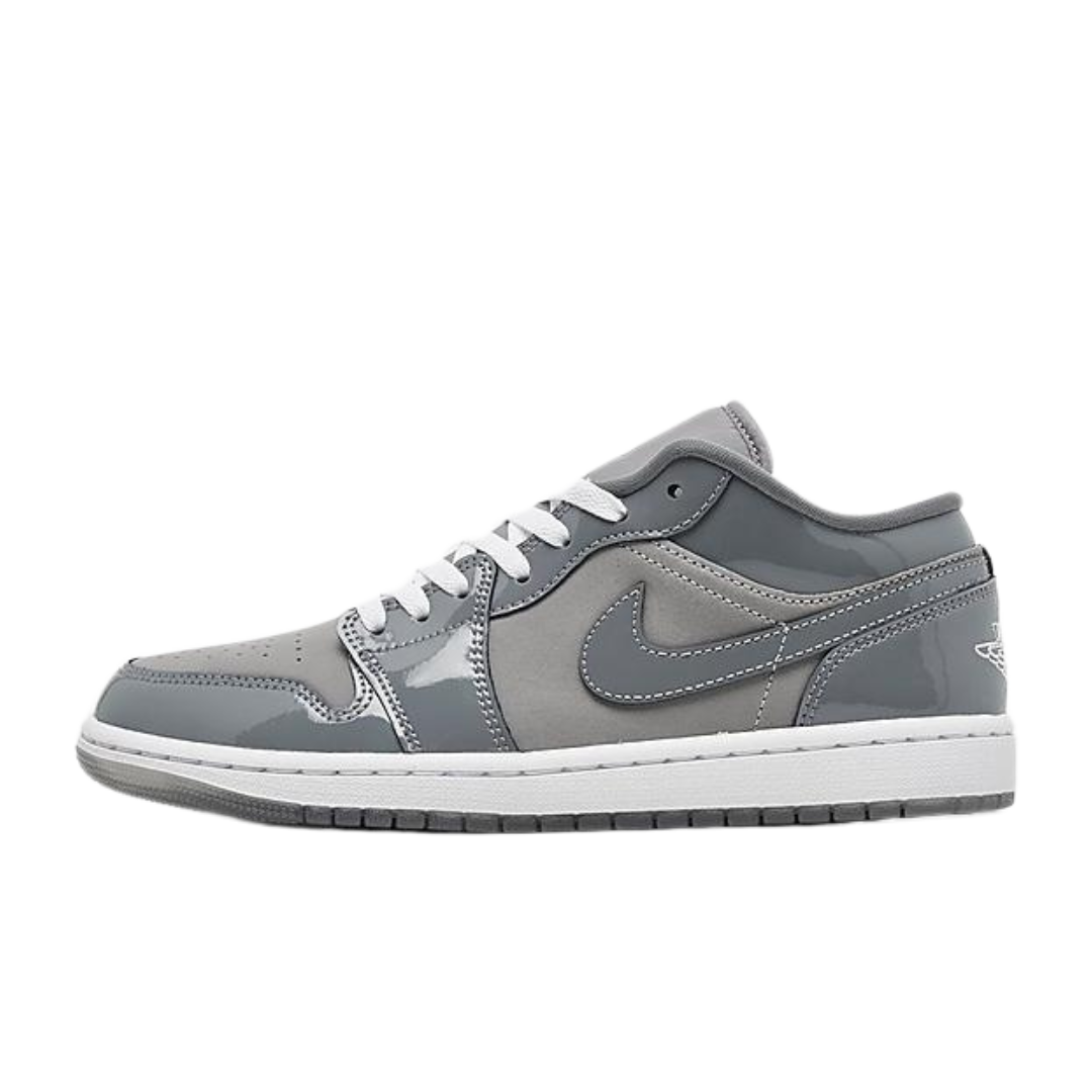 Jordan 1 Low SE Gris moyen Gris froid Blanc