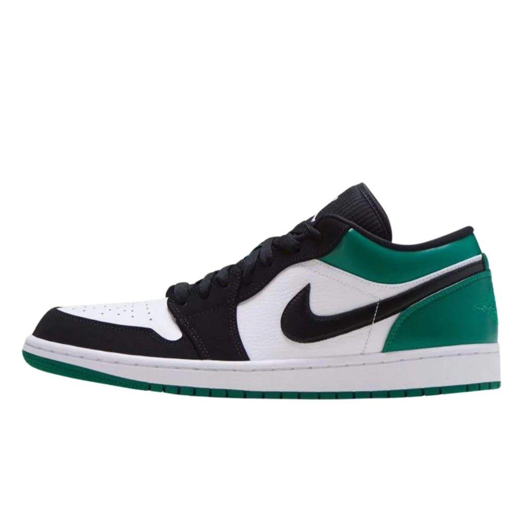 Jordan 1 Low Blanc Noir Vert Mystique