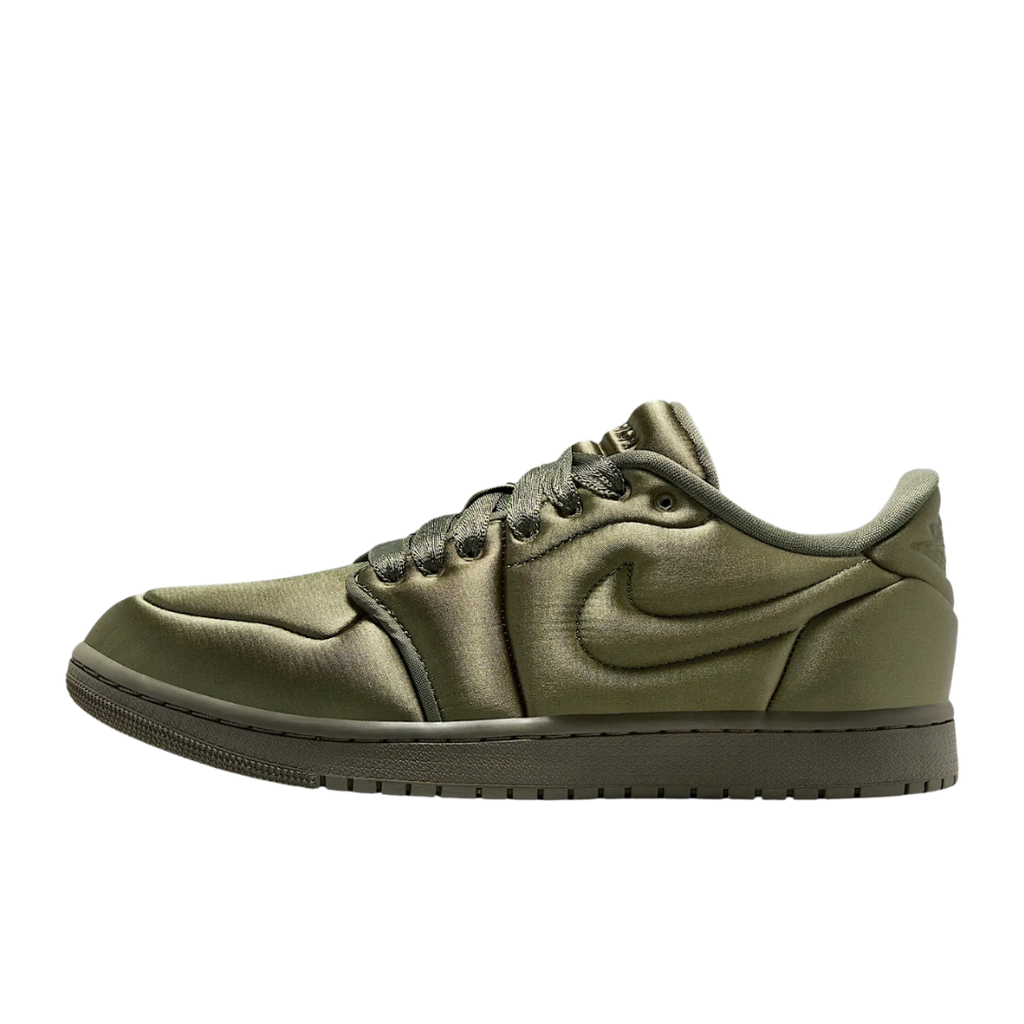 Jordan 1 Low Méthode de fabrication Satin Moyen Olive