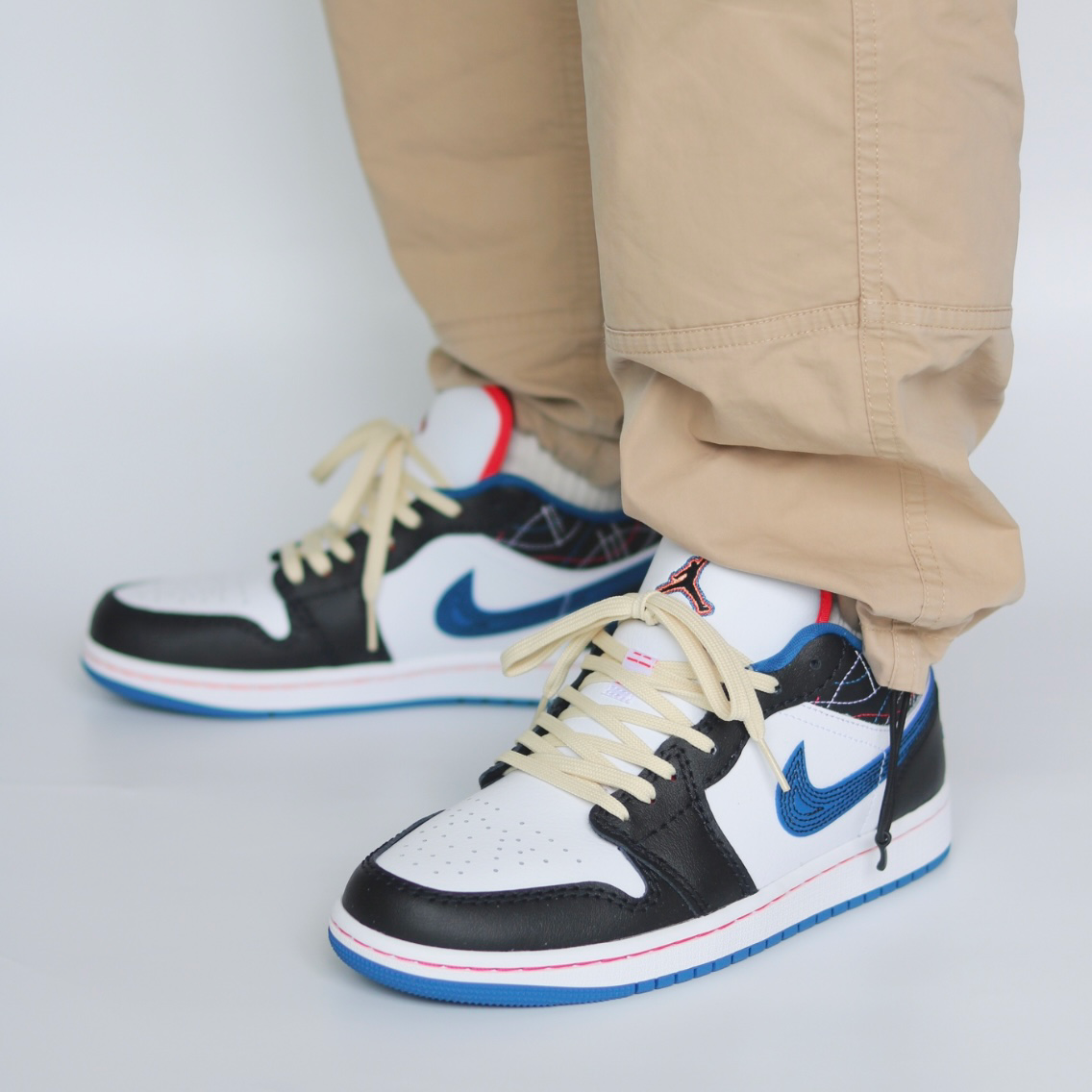 Jordan 1 Low SE Sashiko bleu industriel