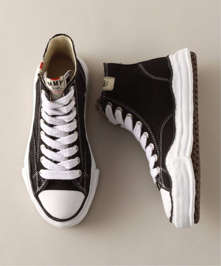 Maison Mihara Yasuhiro Peterson OG Sole Canvas High Black