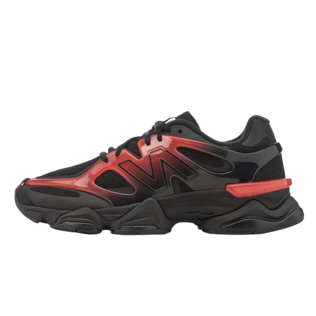 New Balance 9060 Black Red Gradient 