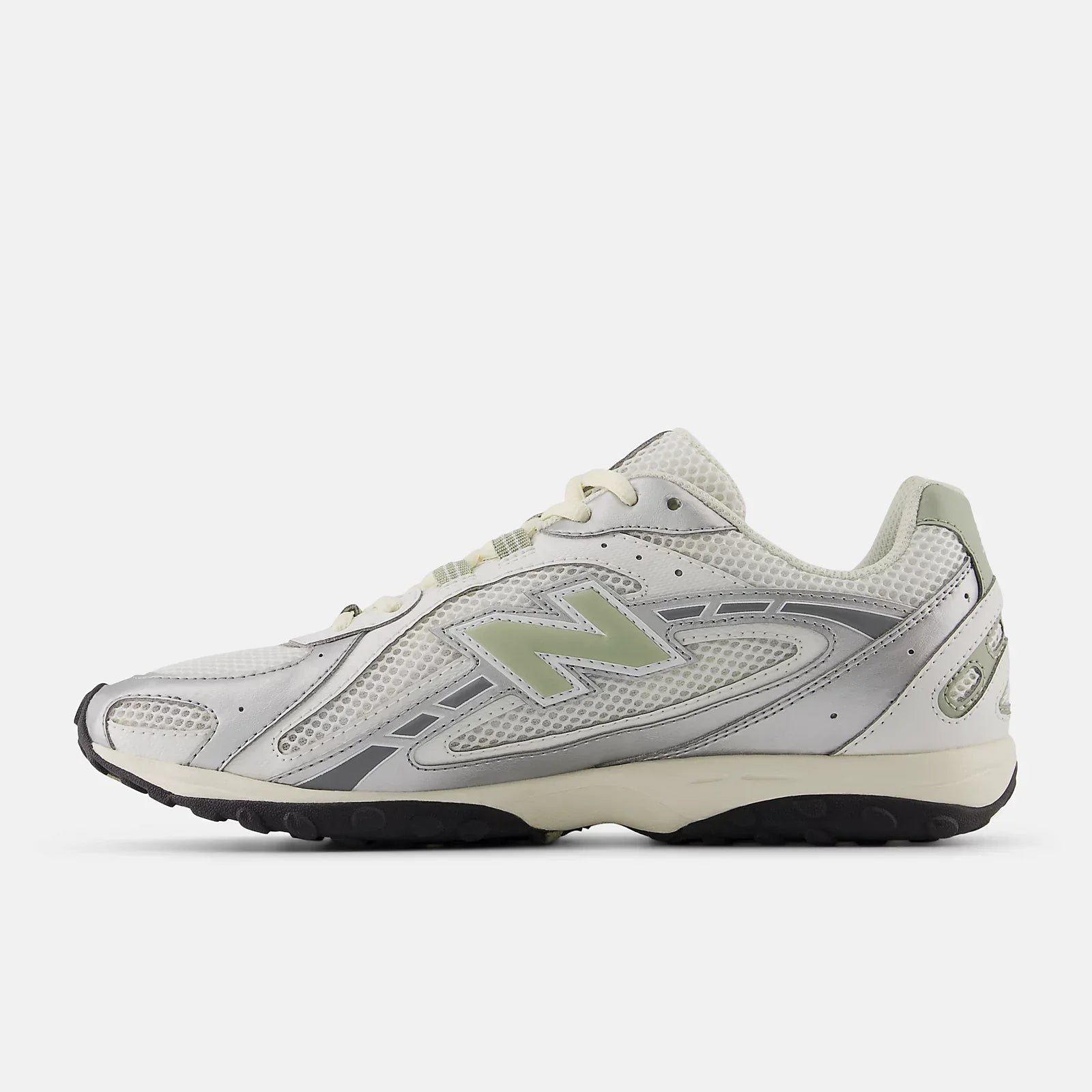 New Balance 204L Silver Metallic Sage Green