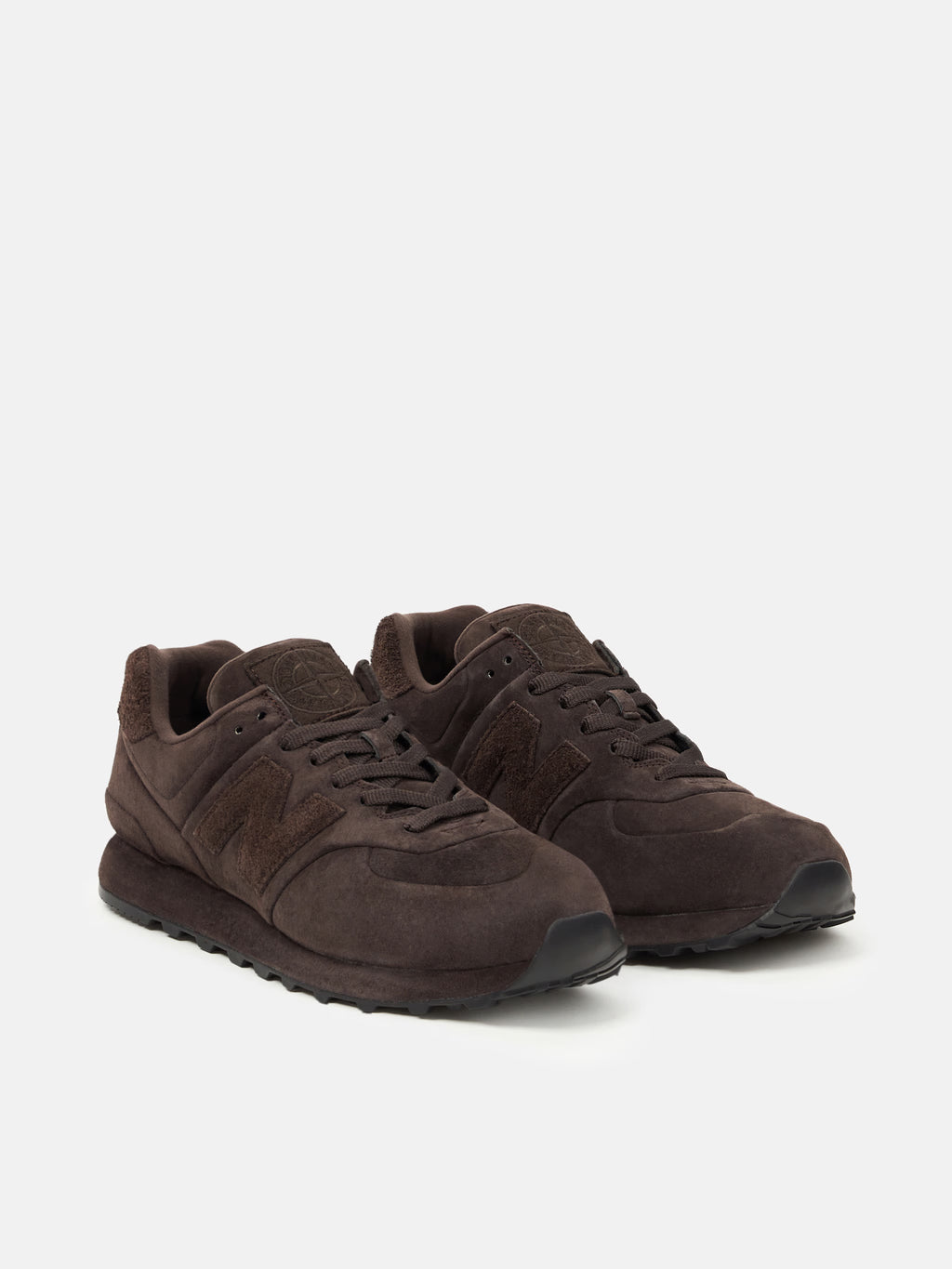 New Balance 574 Legacy Stone Island Ghost Dark Brown