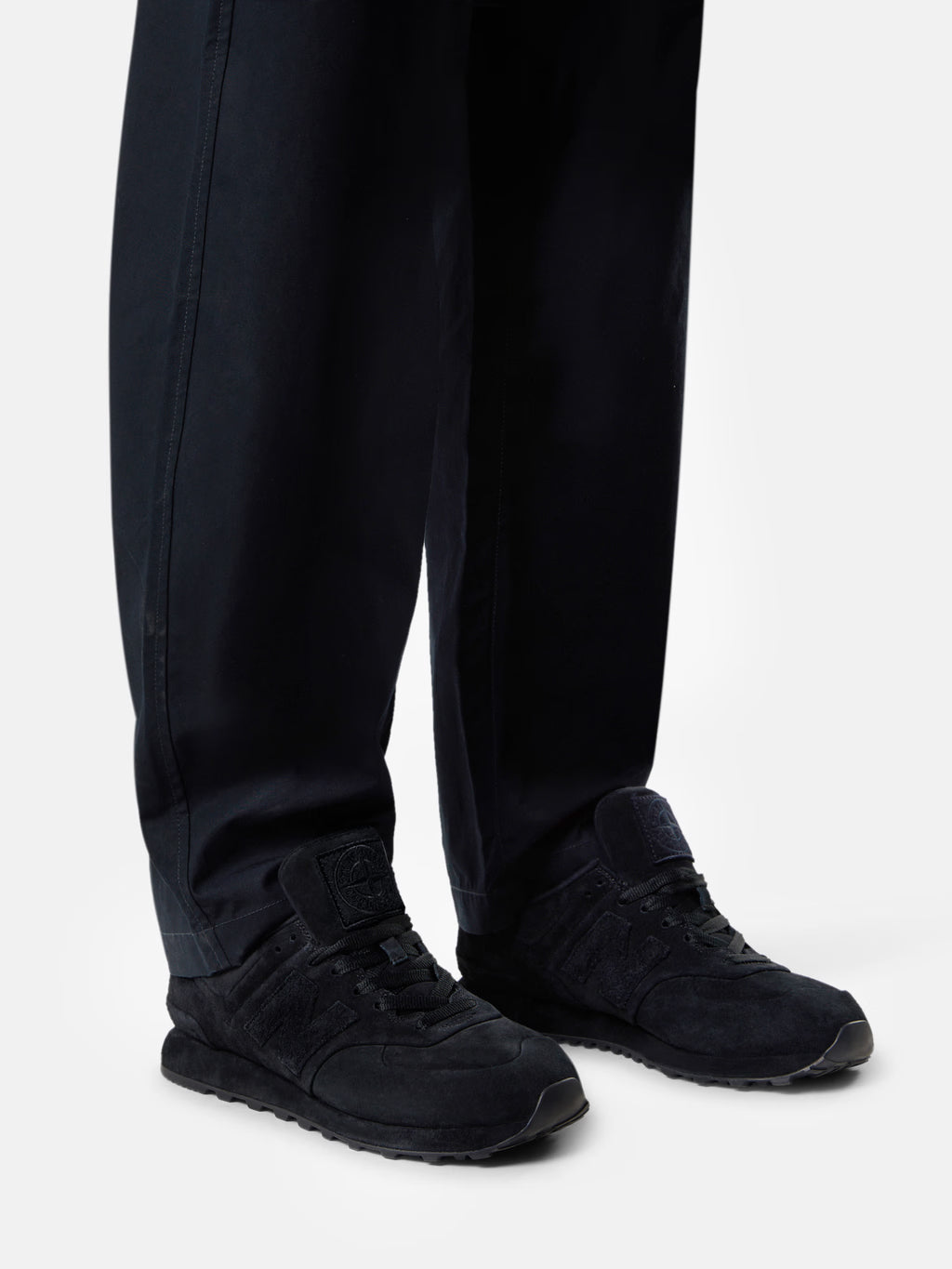 New Balance 574 Legacy Stone Island Ghost Navy Blue