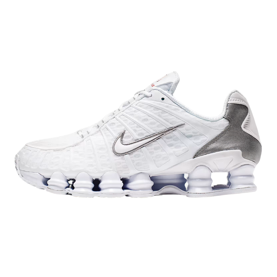 Nike Shox TL White Metallic Silver