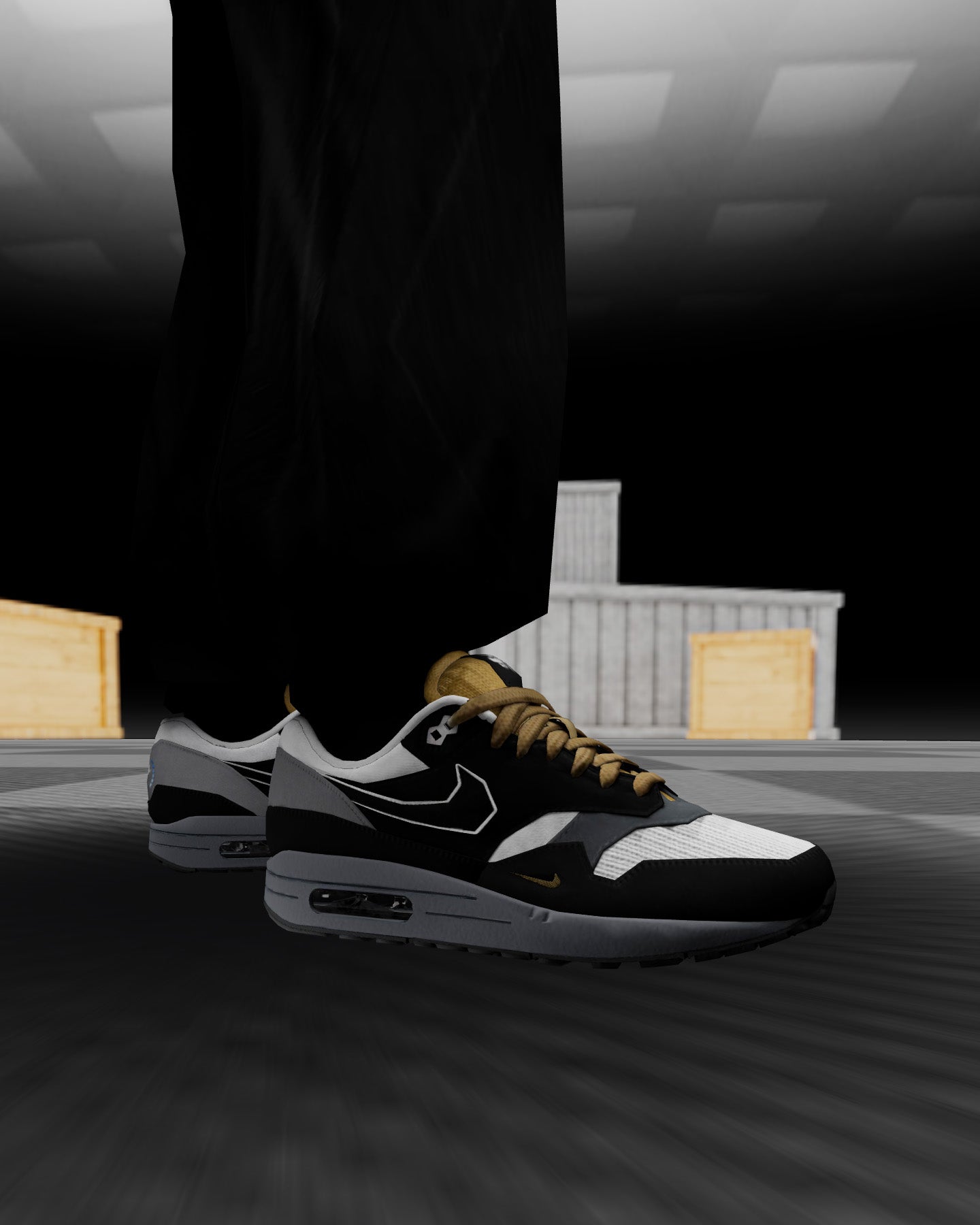 Nike Air Max 1 .SWOOSH Low Poly Big Head Fashion