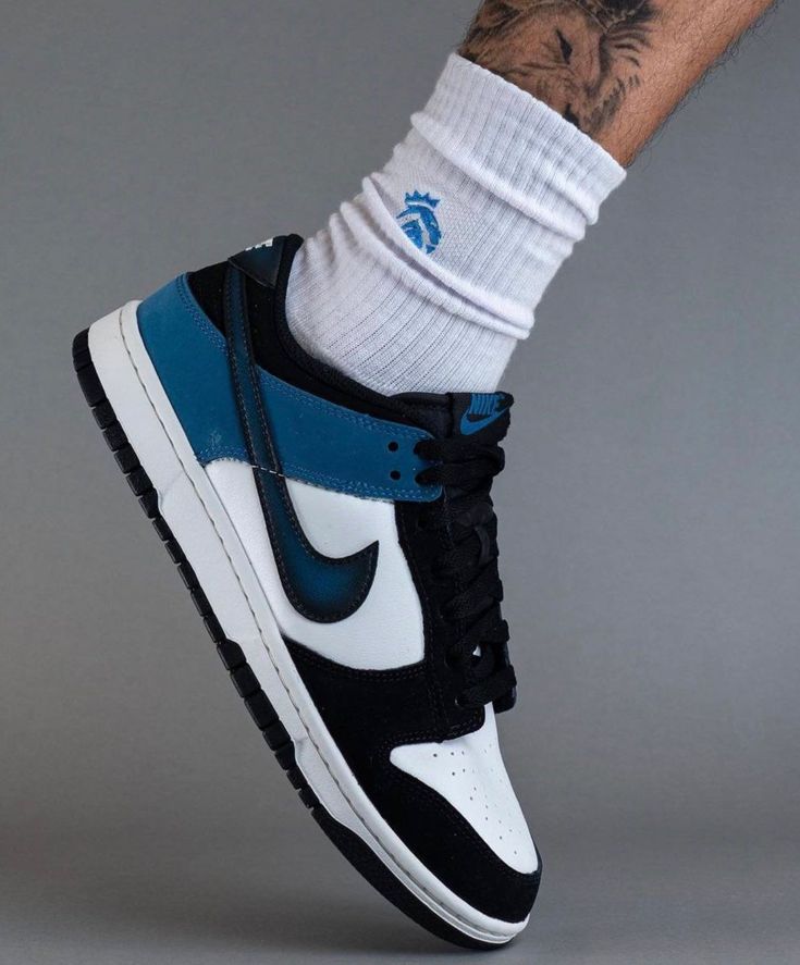 Nike Dunk Low Airbrush Industrial Blue