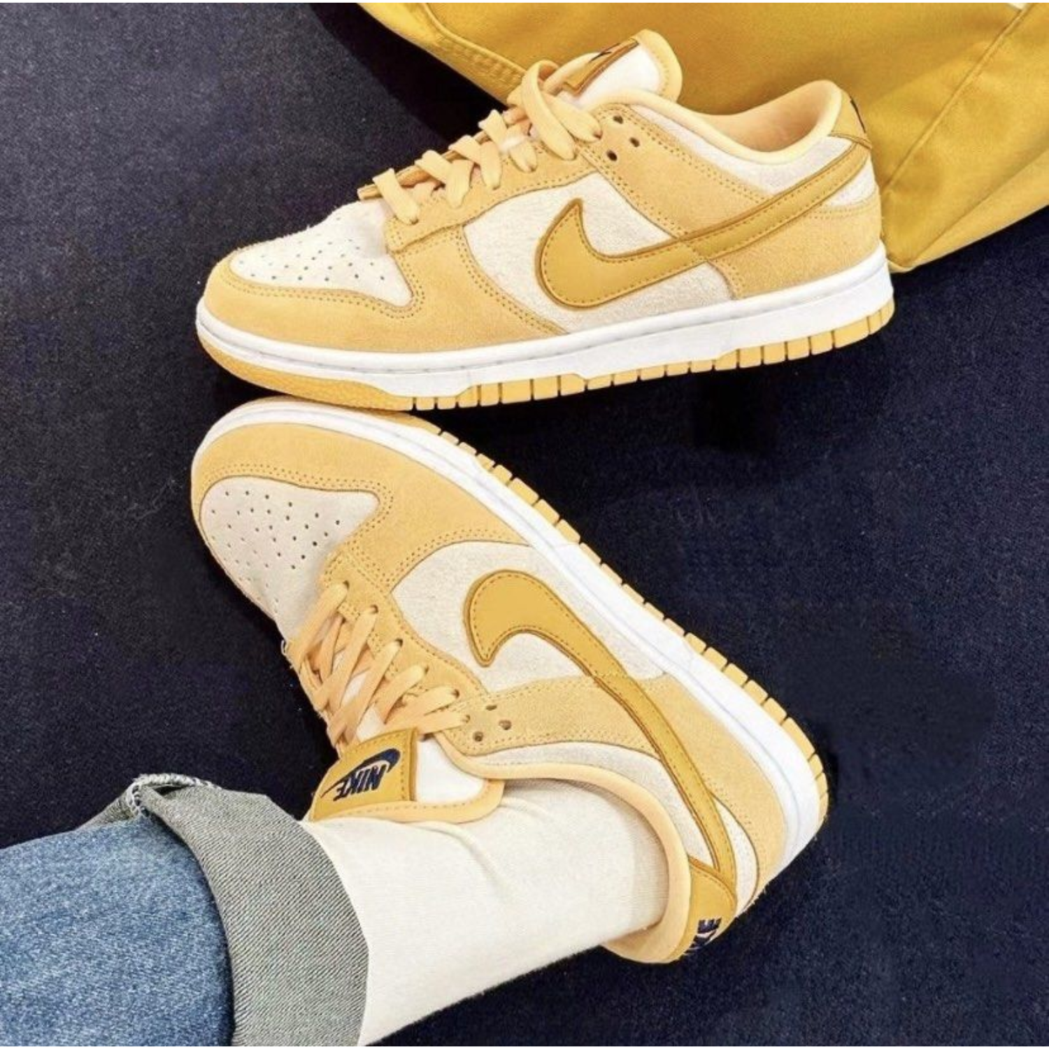 Nike Dunk Low Celestial Gold Suede