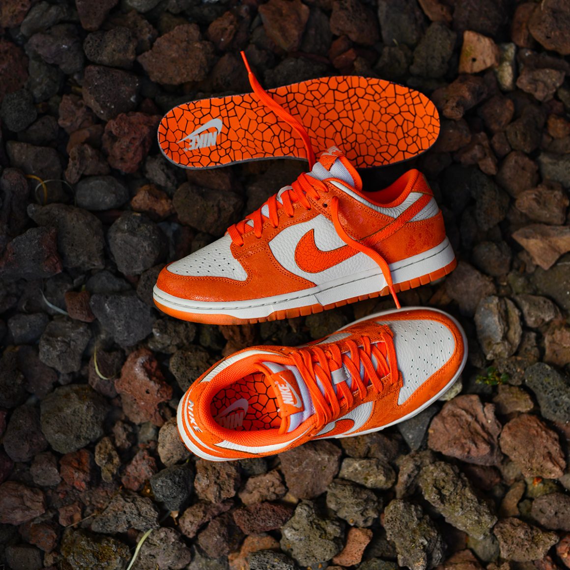 Nike Dunk Low Cracked Orange