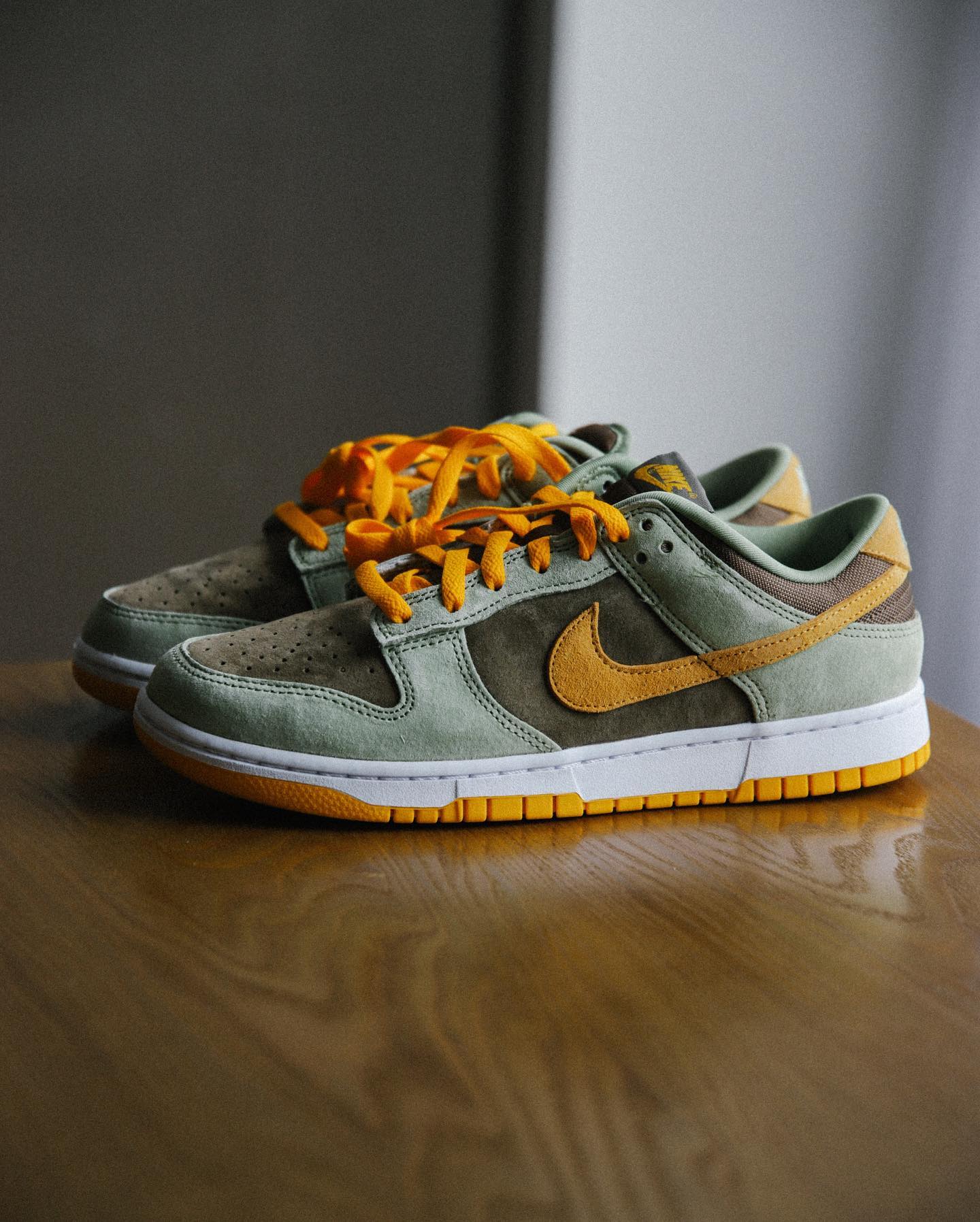 Nike Dunk Low Olive Brown Orange