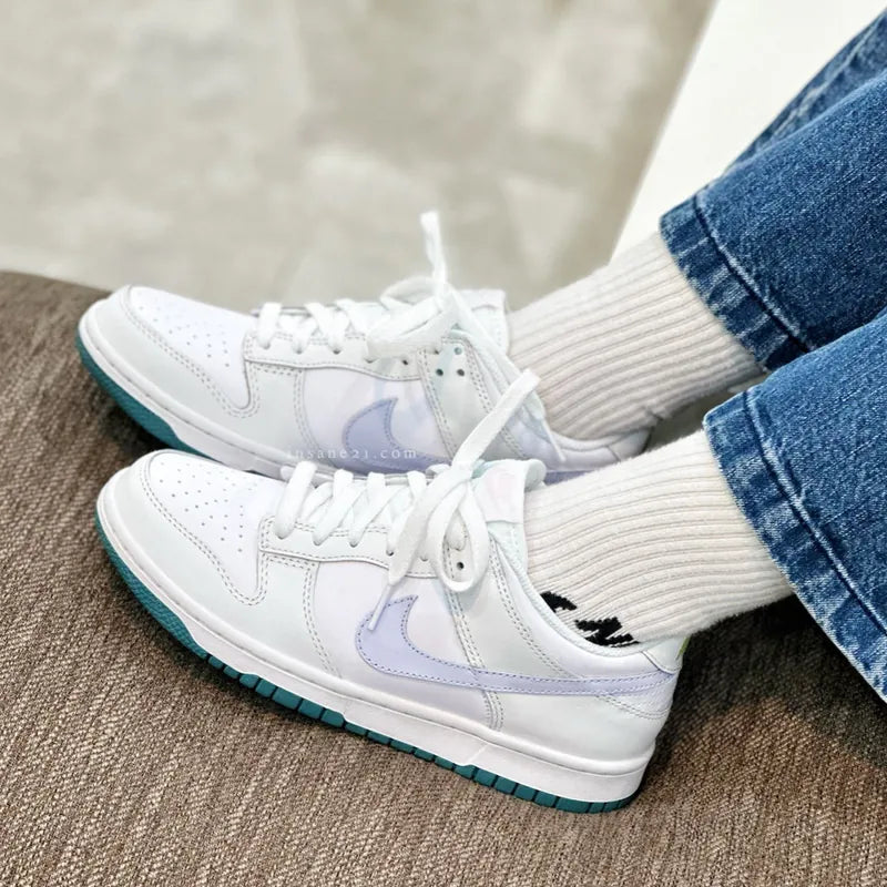 Nike Dunk Low White Grey Teal