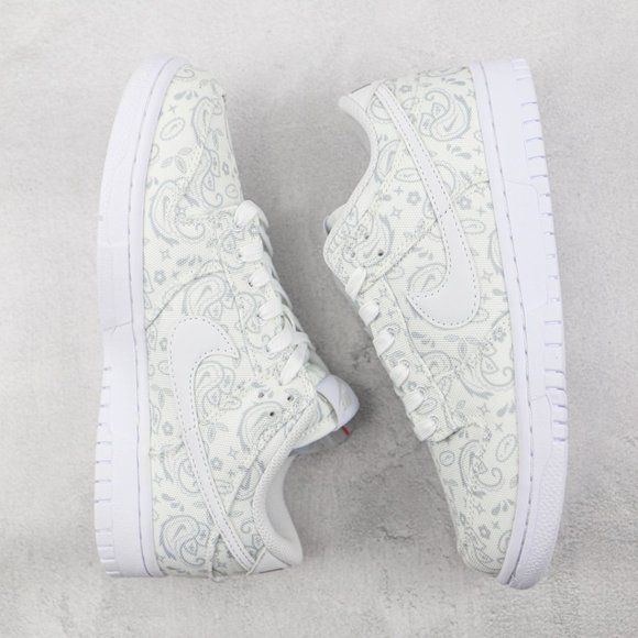 Nike Dunk Low White Paisley
